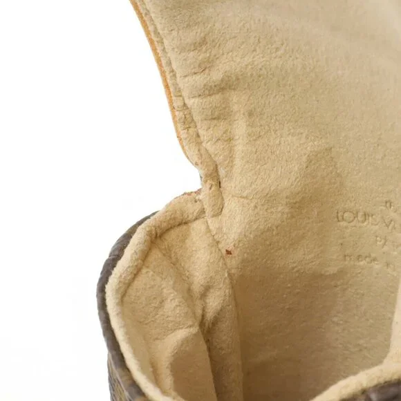 LOUIS VUITTON Authentic Brown Monogram Pochette Pouch - Picture 7 of 9